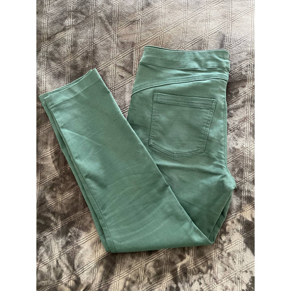 Christopher & Banks Denim - Christopher & Banks Teal Straight Leg Stretchy Size 6 Jeans